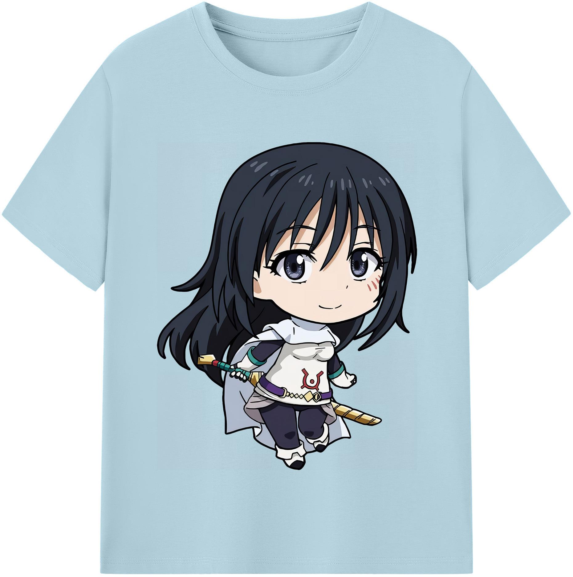 （画像用） 転スラ Regarding Reincarnated to Slime 綿100％半袖Tシャツ（フロントプリント）